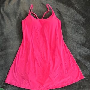 Halara Softlyzero molded cup adjustable strap easy peezy active dress